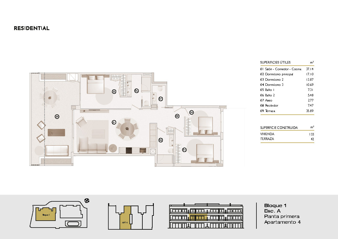 Appartement te koop in Colinas Golf, Orihuela Costa, Alicante