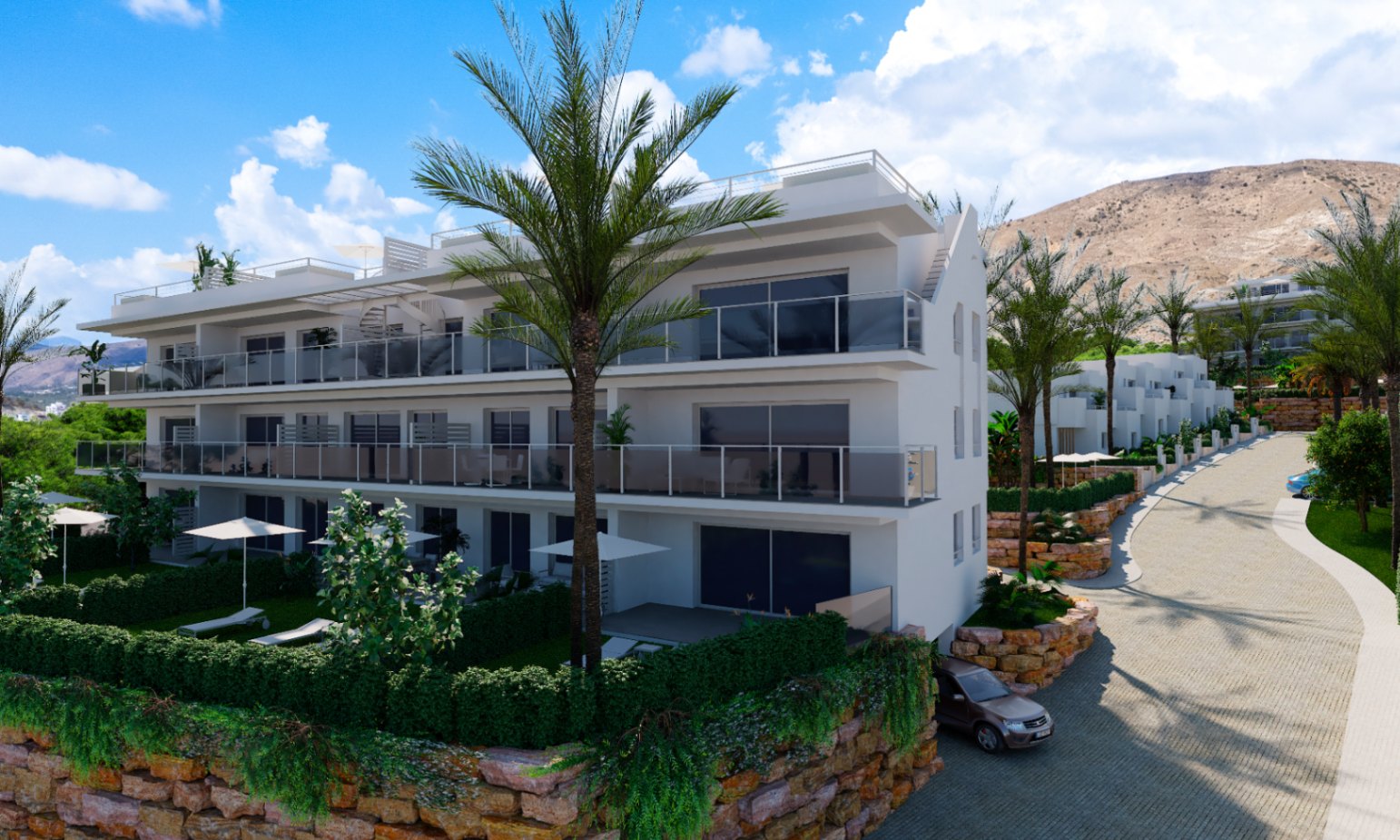 Новые апартаменты в престижном комплексе Sierra Cortina Resort, Аликанте