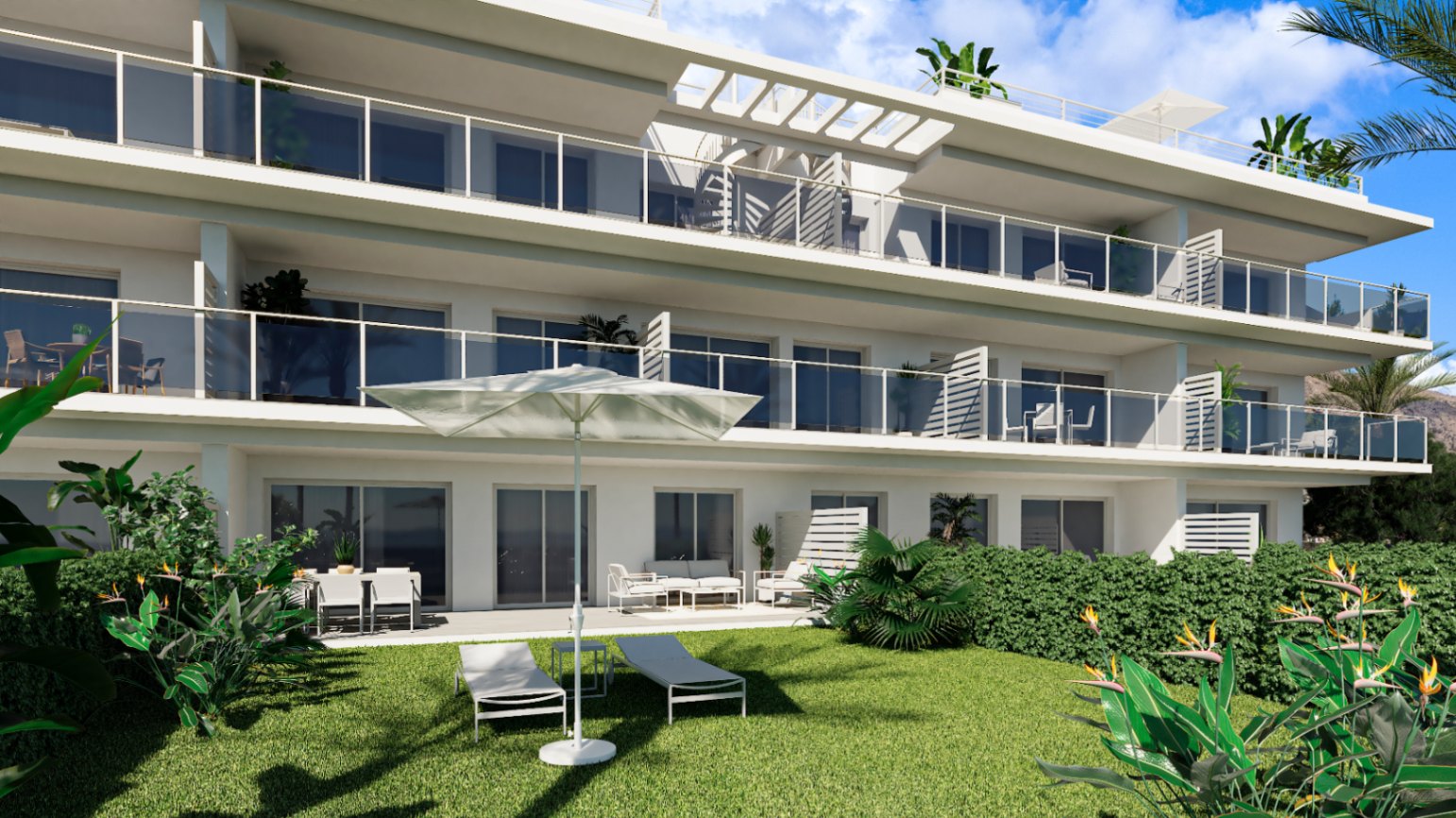 Neue Wohnungen in der prestigeträchtigen Lage des Sierra Cortina Resorts, Alicante