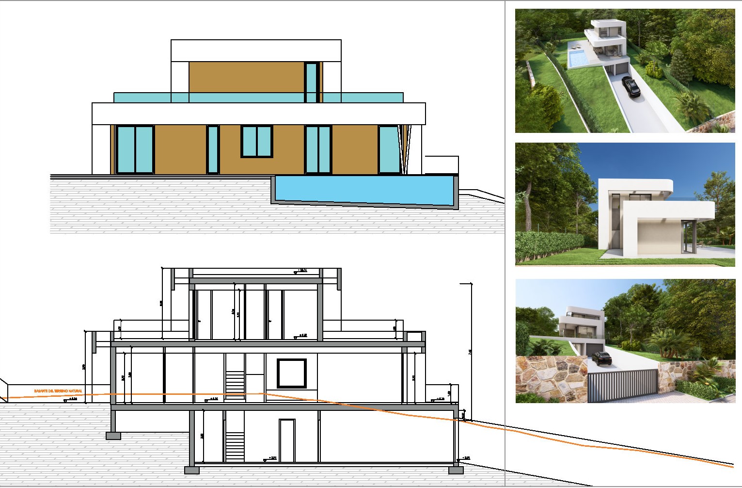 Nuevo proyecto de dos villas exclusivas en  Las Colinas Golf & Country Club, Costa Blanca