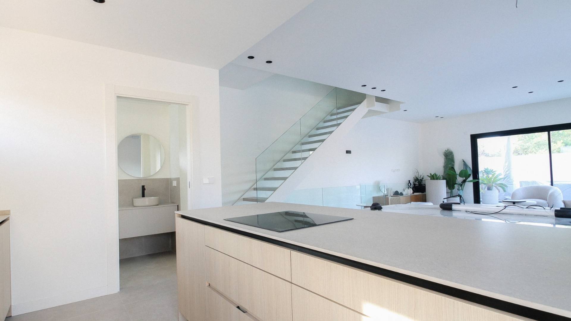 Pareado  con piscina privada  de obra nueva en Nou Nazareth, San Juan de Alicante 