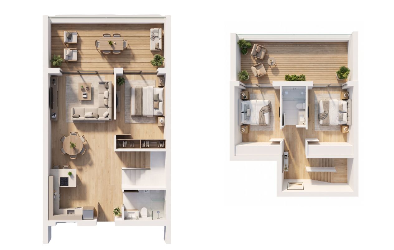 Onafhankelijke villa's met privézwembad in La Nucia