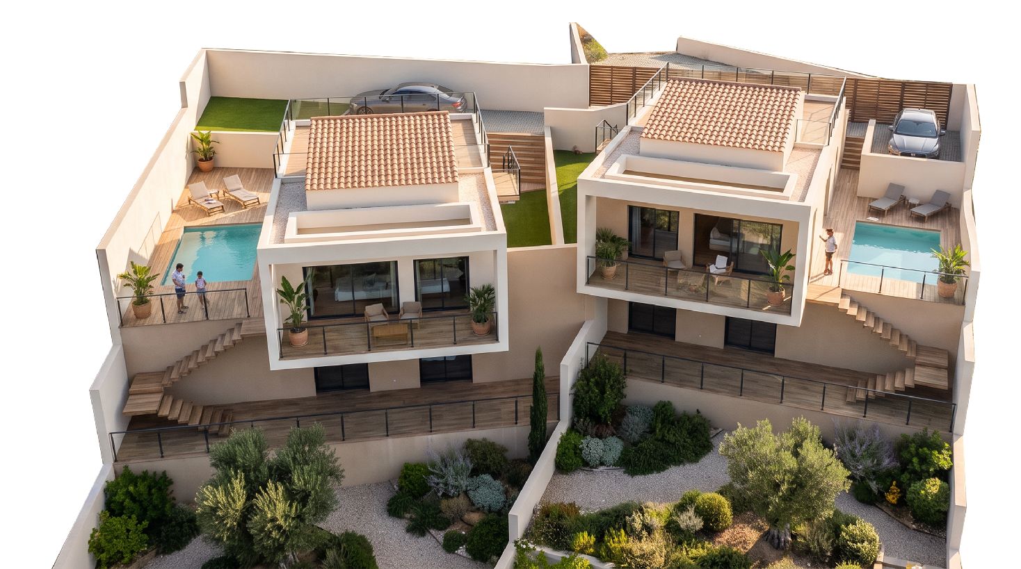 Onafhankelijke villa's met privézwembad in La Nucia
