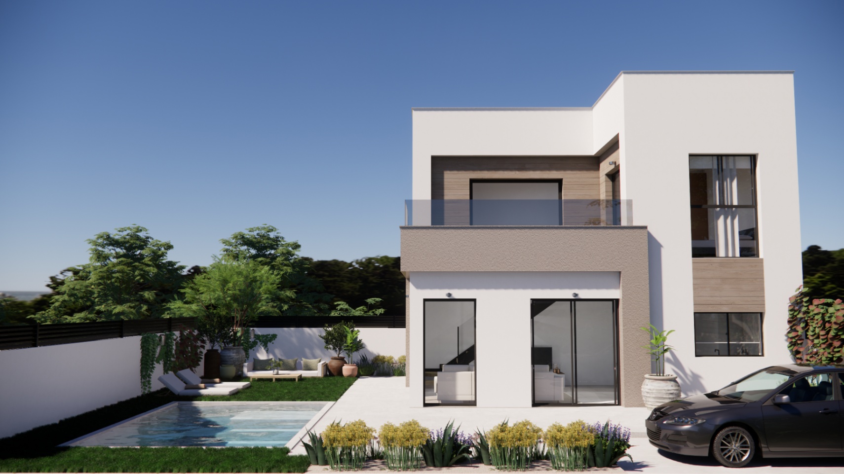 Nuevos adosados en la Urbanización Vistabella Golf, en la provincia de Alicante