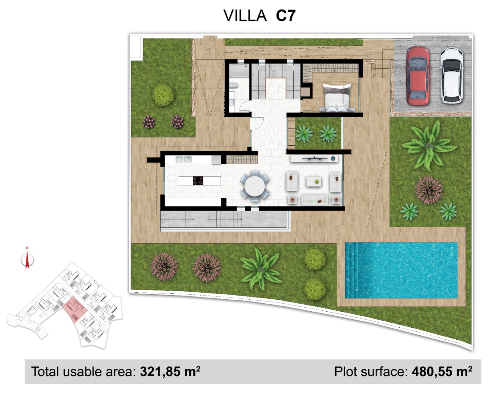 Villa independiente en venta en La Nucia