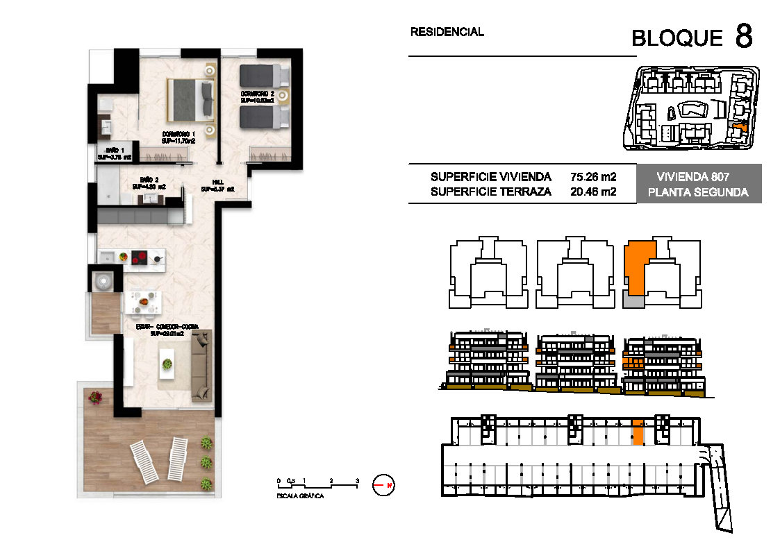 Apartamentos en el corazón de Orihuela Costa