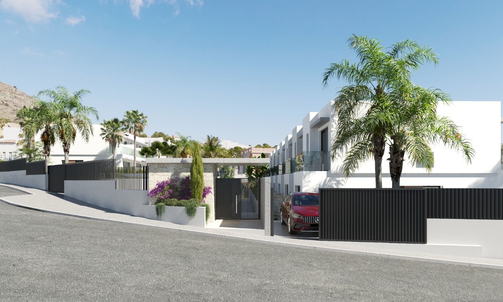 New build townhouse in Sierra Cortina, Finestrat, Alicante