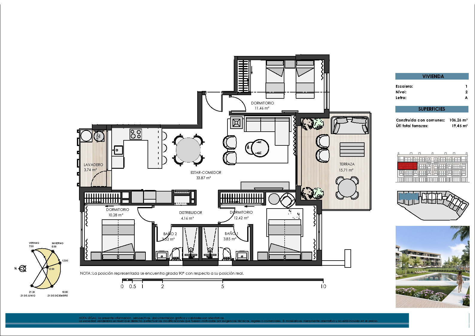 Apartamentos en Santa Rosalía Lake & Life Resort, Los Alcázares, Murcia