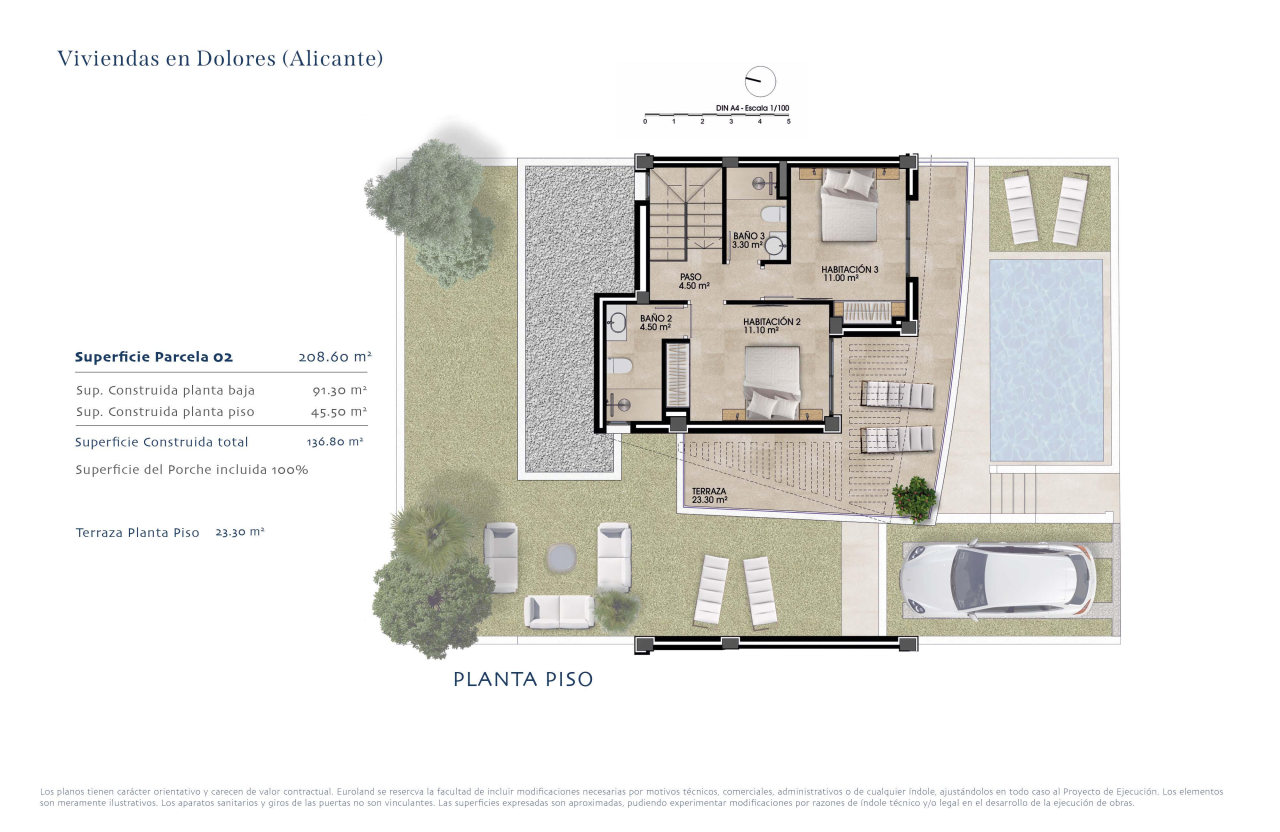 Villa en venta en Dolores, Alicante