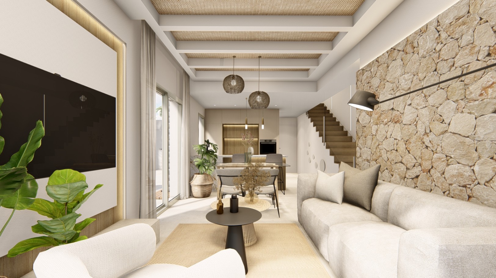Nuevo complejo  de 28 elegantes casas semi-adosadas en Cuidad Quesada