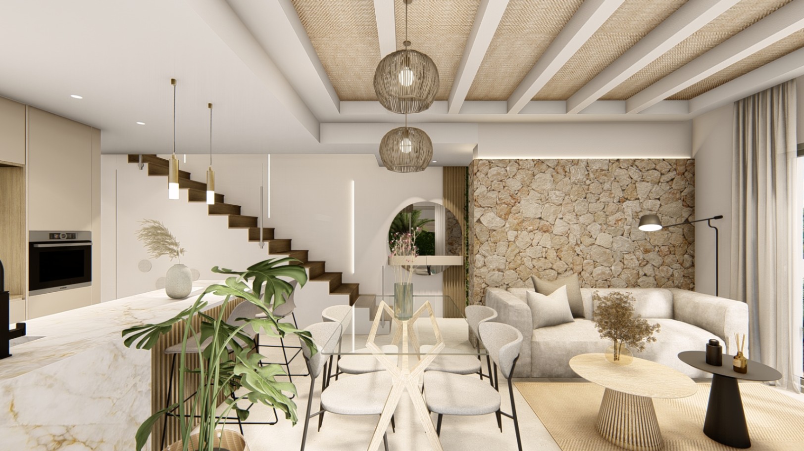 Nuevo complejo  de 28 elegantes casas semi-adosadas en Cuidad Quesada