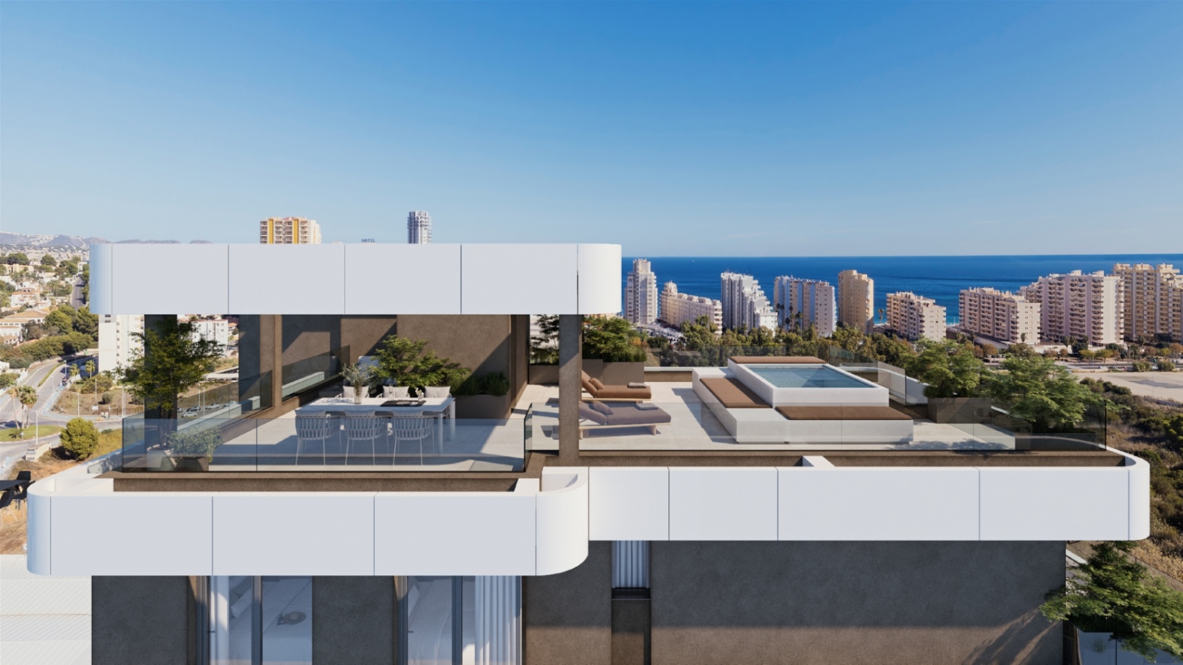 El lujo urbano conectado con el mar en Calpe