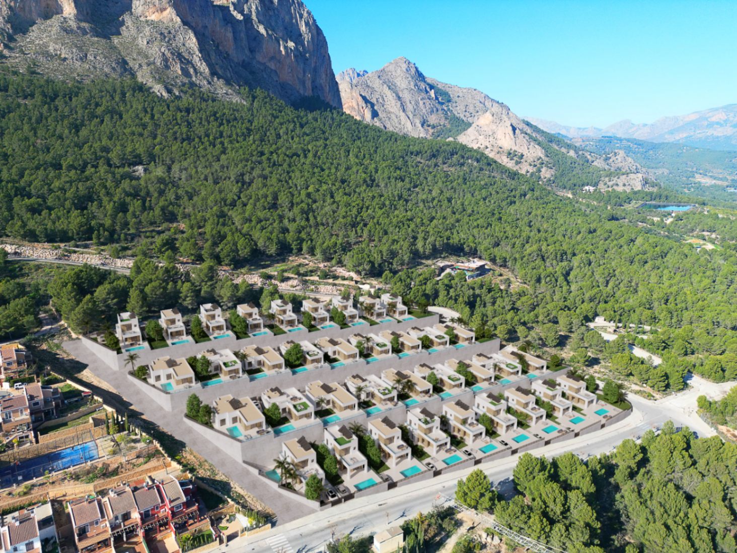 Nueva promoción de villas independientes en Polop