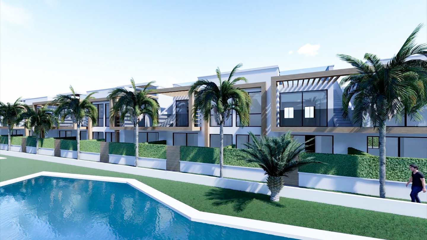 Nowe bungalowy na sprzedaż w Villamartin, Alicante