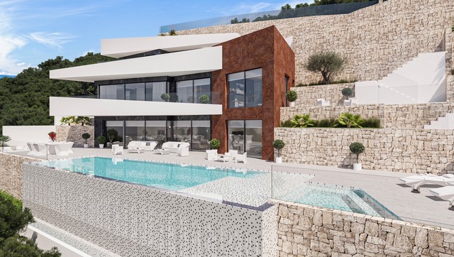 Luxusvilla mit Meerblick in Benissa, Alicante