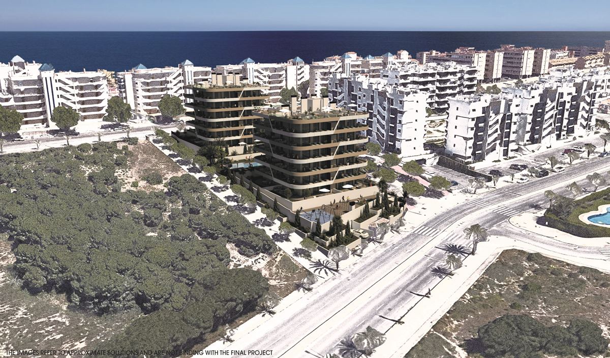 Apartment with solarium for sale in Arenales del Sol beach, Alicante