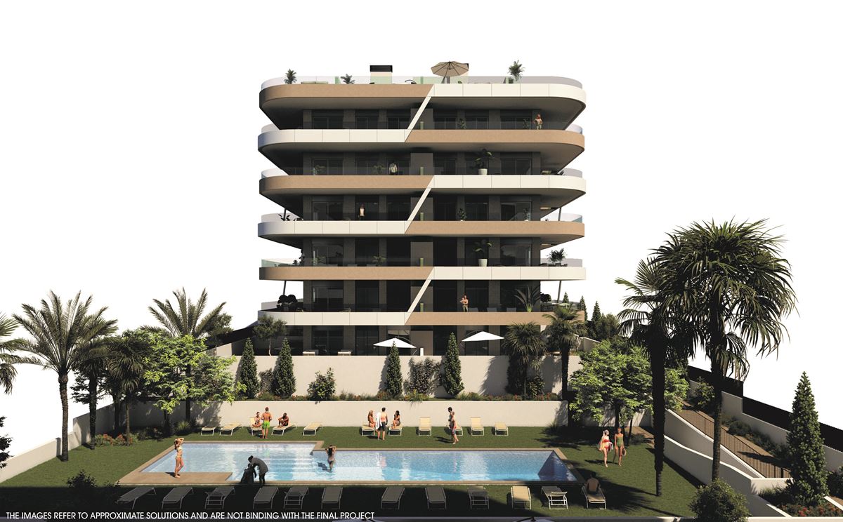 Apartment with solarium for sale in Arenales del Sol beach, Alicante