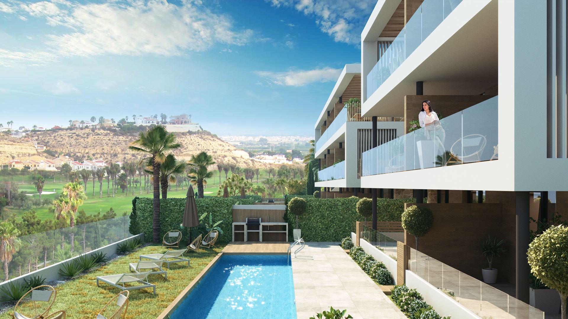 Apartamentos en venta, campo de golf Rojales, Alicante
