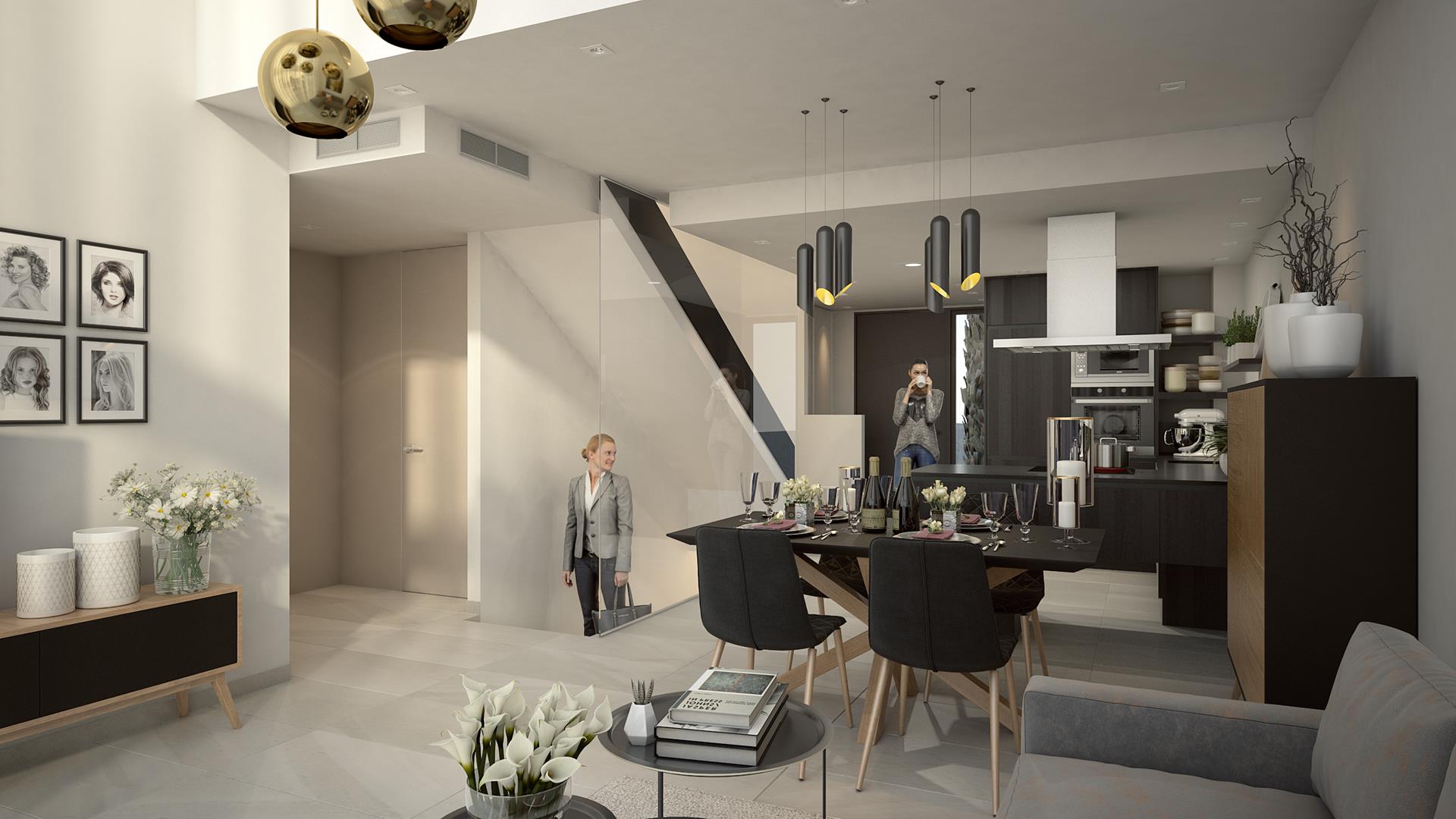 Таунхаусы на продажу в La Finca Resort, Альгорфа, Аликанте