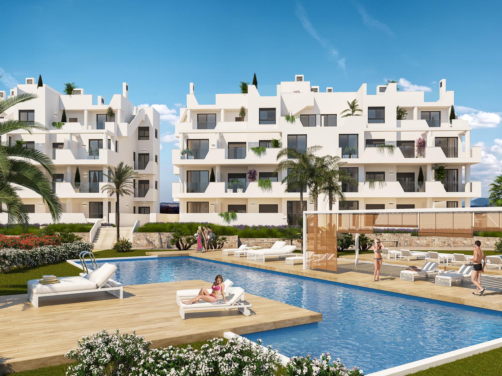 Appartementen in Santa Rosalia Lake &Life Resort, Los Alcazares, Murcia